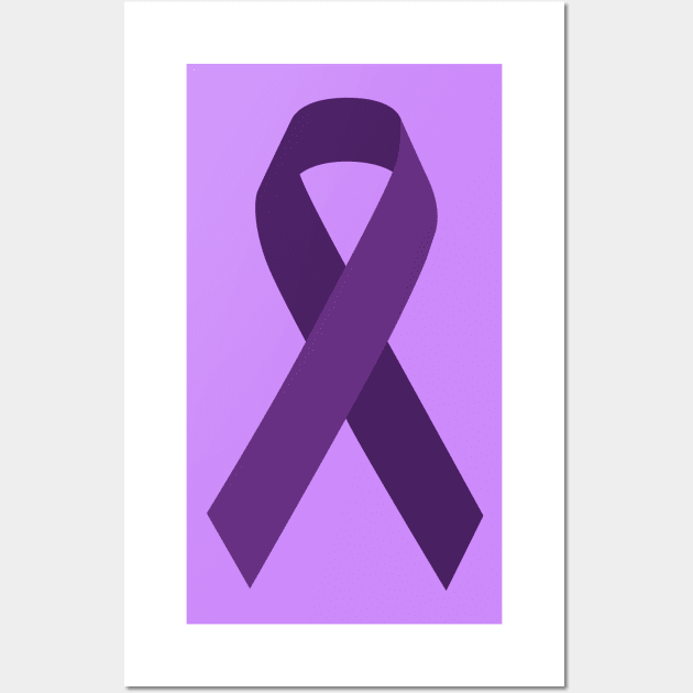 Epilepsy ribbon Wall Art by MickeyEdwards